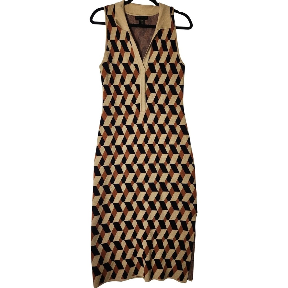 House of Harlow 1960 geometric knit dress